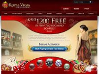 RoyalVegas.com Homepage